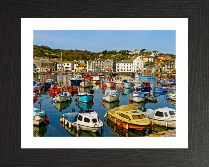 Mevagissey Harbour in Cornwall Photo Print - Canvas - Framed Photo Print - Hampshire Prints