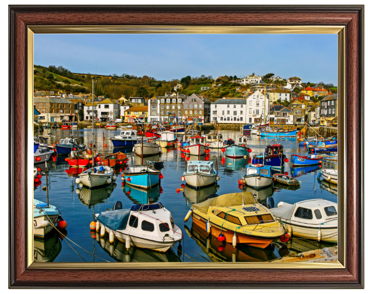 Mevagissey Harbour in Cornwall Photo Print - Canvas - Framed Photo Print - Hampshire Prints