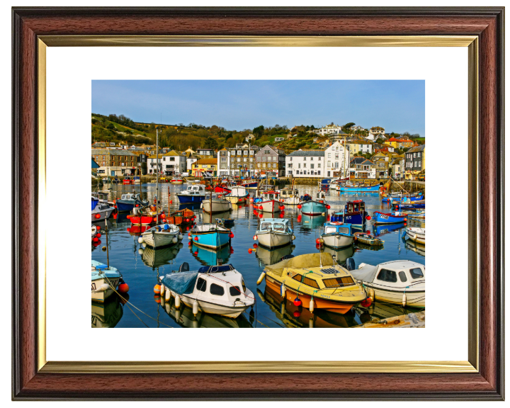 Mevagissey Harbour in Cornwall Photo Print - Canvas - Framed Photo Print - Hampshire Prints