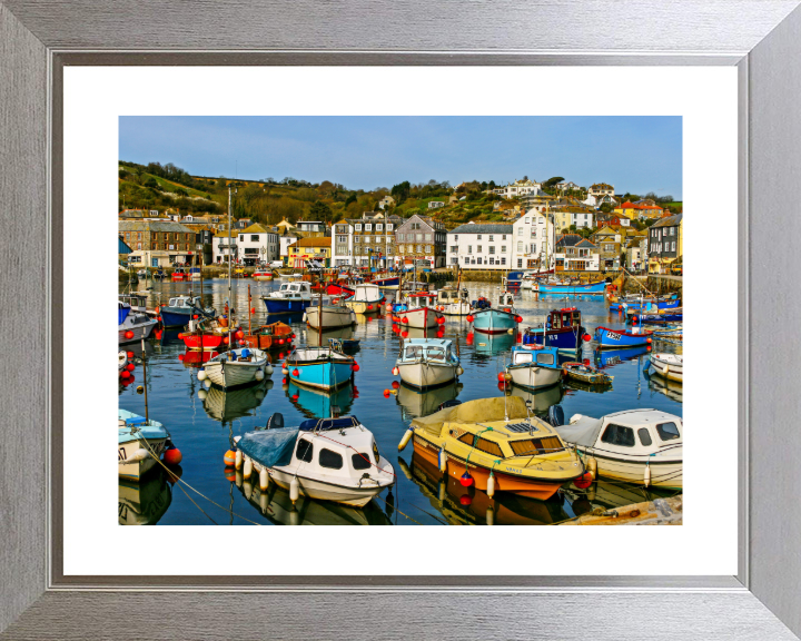 Mevagissey Harbour in Cornwall Photo Print - Canvas - Framed Photo Print - Hampshire Prints