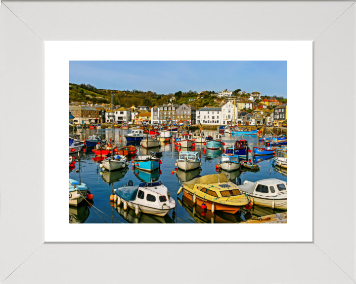 Mevagissey Harbour in Cornwall Photo Print - Canvas - Framed Photo Print - Hampshire Prints