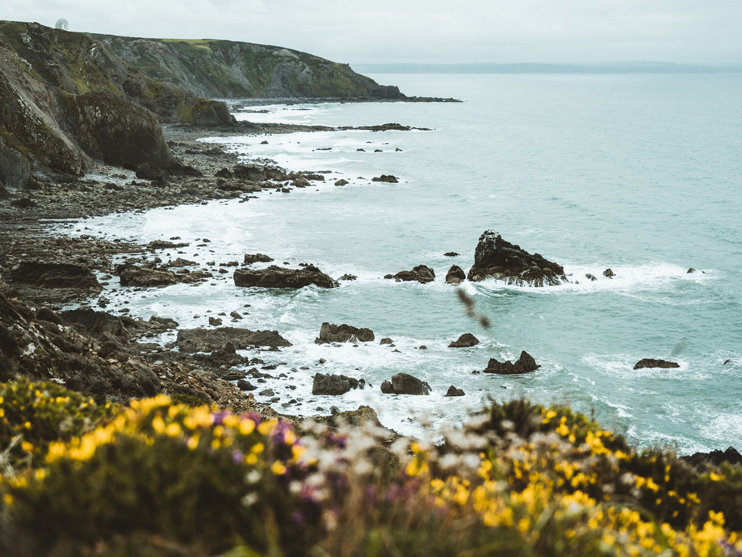 Morwenstow Cliff near Bude in Cornwall Photo Print - Canvas - Framed Photo Print - Hampshire Prints