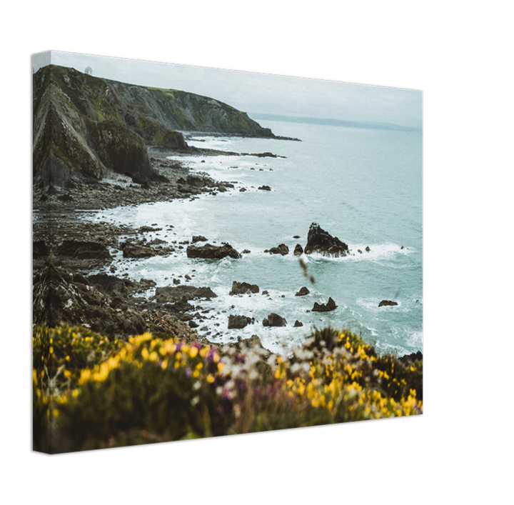 Morwenstow Cliff near Bude in Cornwall Photo Print - Canvas - Framed Photo Print - Hampshire Prints