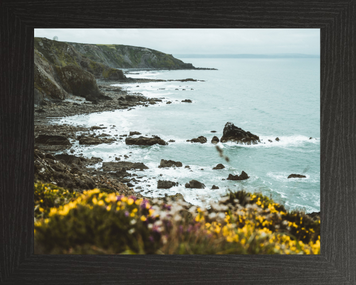 Morwenstow Cliff near Bude in Cornwall Photo Print - Canvas - Framed Photo Print - Hampshire Prints