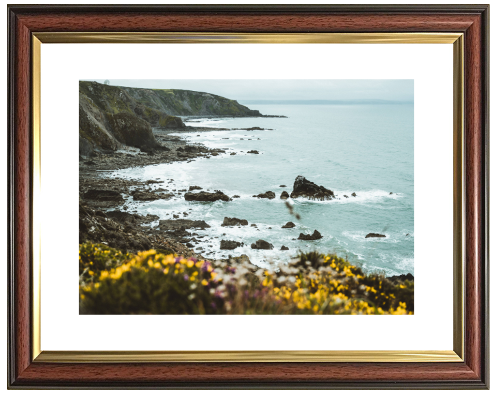 Morwenstow Cliff near Bude in Cornwall Photo Print - Canvas - Framed Photo Print - Hampshire Prints