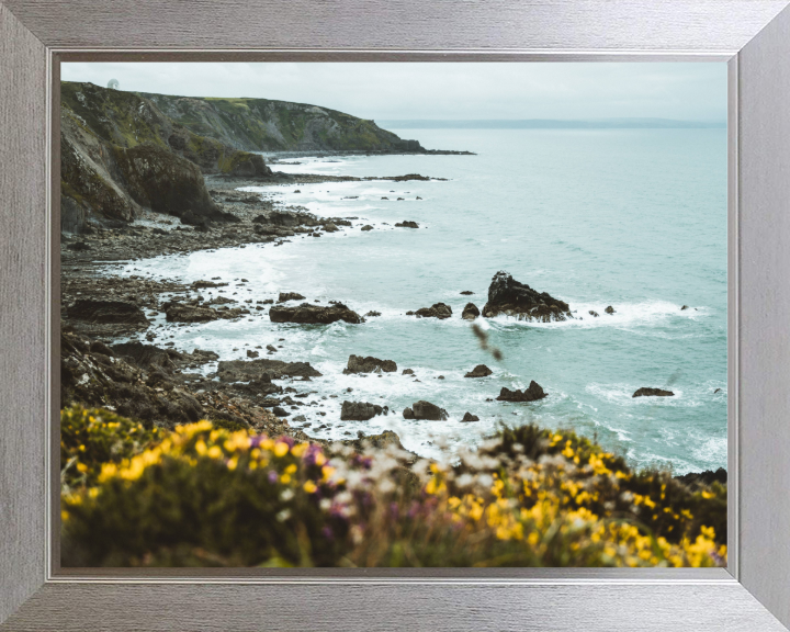 Morwenstow Cliff near Bude in Cornwall Photo Print - Canvas - Framed Photo Print - Hampshire Prints