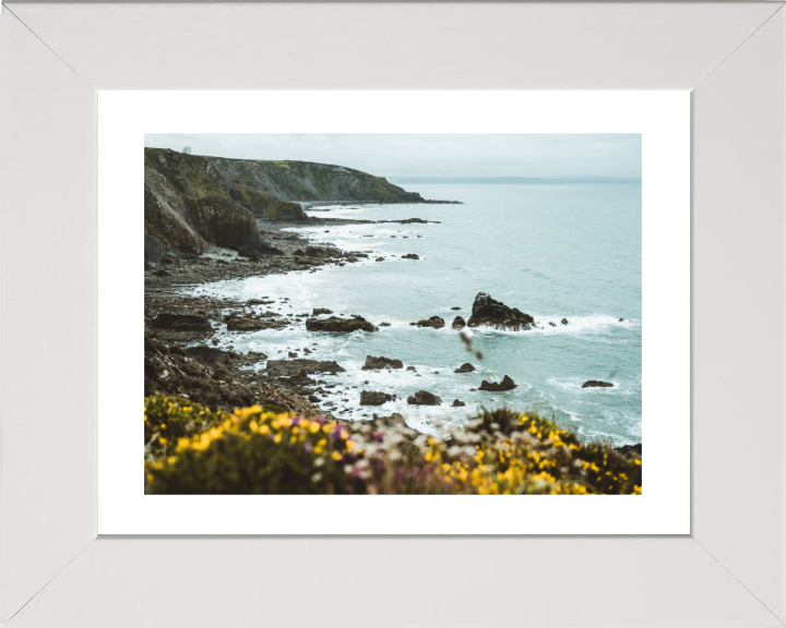 Morwenstow Cliff near Bude in Cornwall Photo Print - Canvas - Framed Photo Print - Hampshire Prints