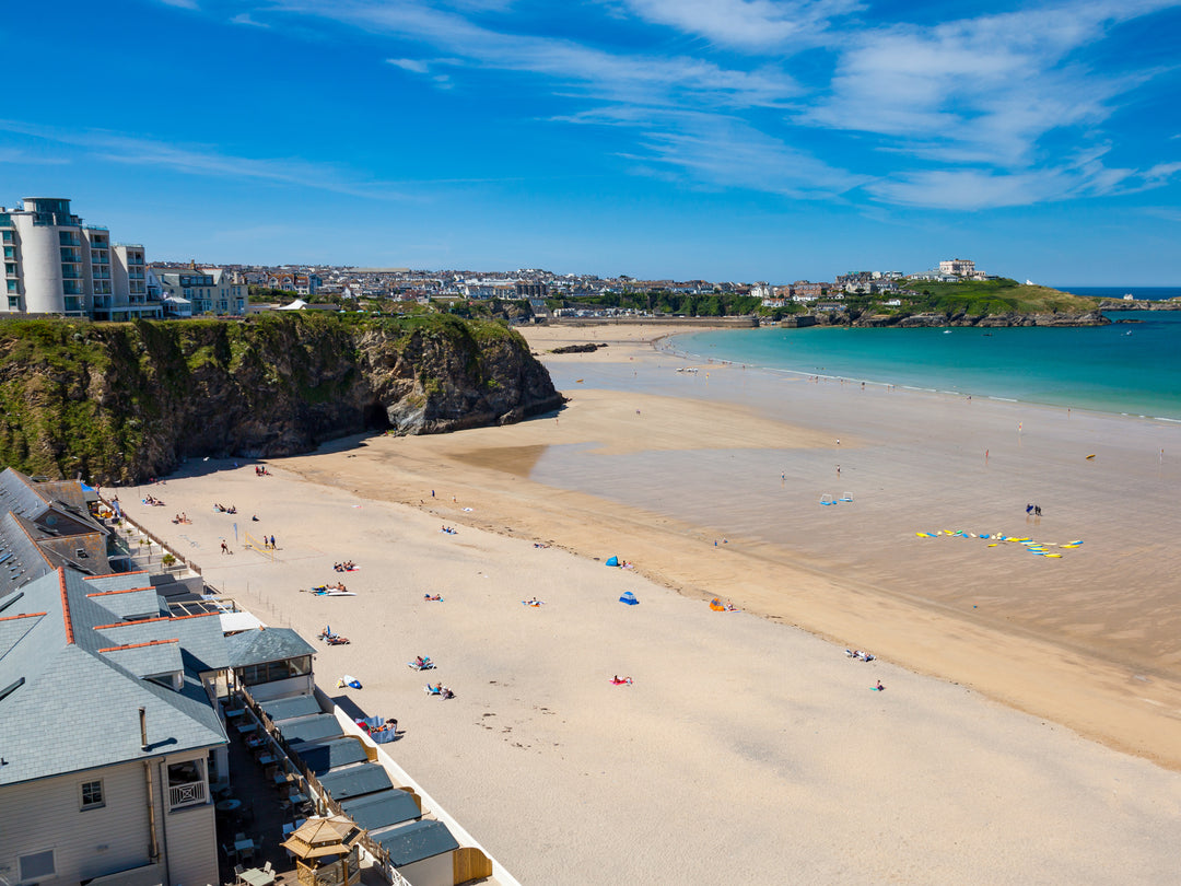 Tolcarne Beach in Cornwall in summer Photo Print - Canvas - Framed Photo Print - Hampshire Prints