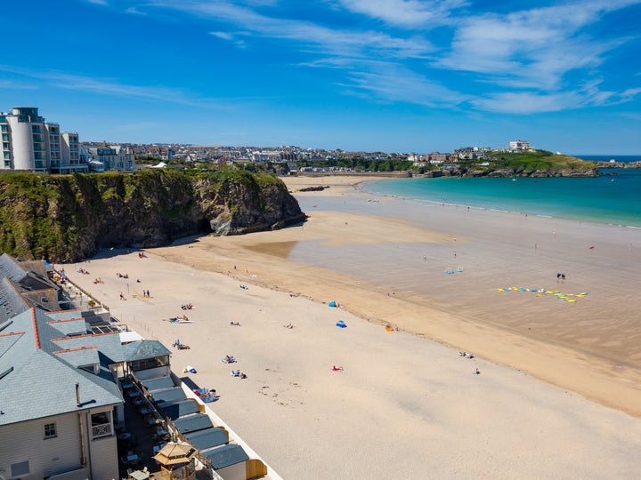 Tolcarne Beach in Cornwall in summer Photo Print - Canvas - Framed Photo Print - Hampshire Prints