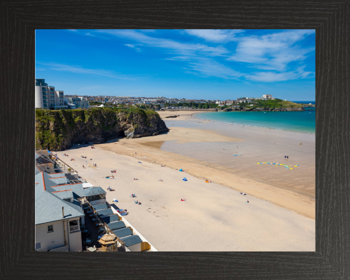 Tolcarne Beach in Cornwall in summer Photo Print - Canvas - Framed Photo Print - Hampshire Prints