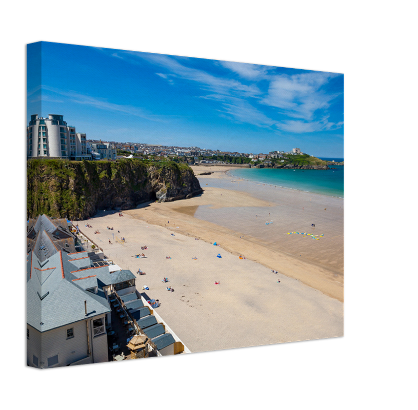 Tolcarne Beach in Cornwall in summer Photo Print - Canvas - Framed Photo Print - Hampshire Prints