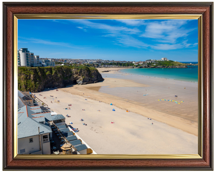 Tolcarne Beach in Cornwall in summer Photo Print - Canvas - Framed Photo Print - Hampshire Prints