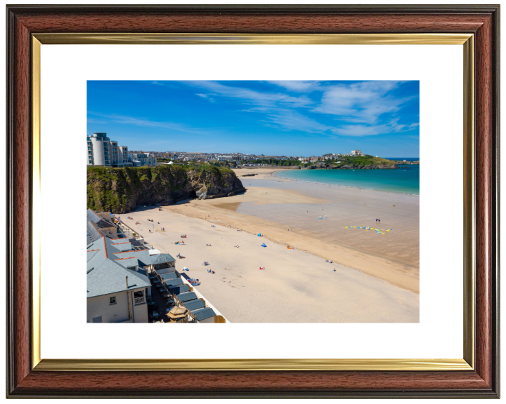 Tolcarne Beach in Cornwall in summer Photo Print - Canvas - Framed Photo Print - Hampshire Prints