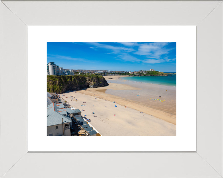 Tolcarne Beach in Cornwall in summer Photo Print - Canvas - Framed Photo Print - Hampshire Prints