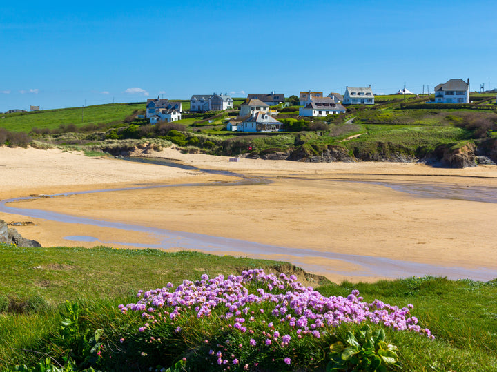 Treyarnon Beach in Cornwall in summer Photo Print - Canvas - Framed Photo Print - Hampshire Prints