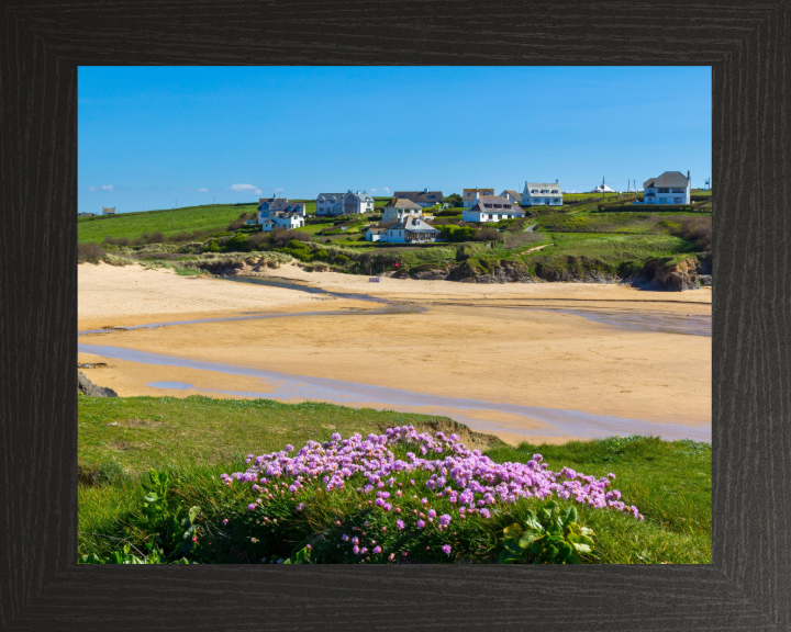 Treyarnon Beach in Cornwall in summer Photo Print - Canvas - Framed Photo Print - Hampshire Prints