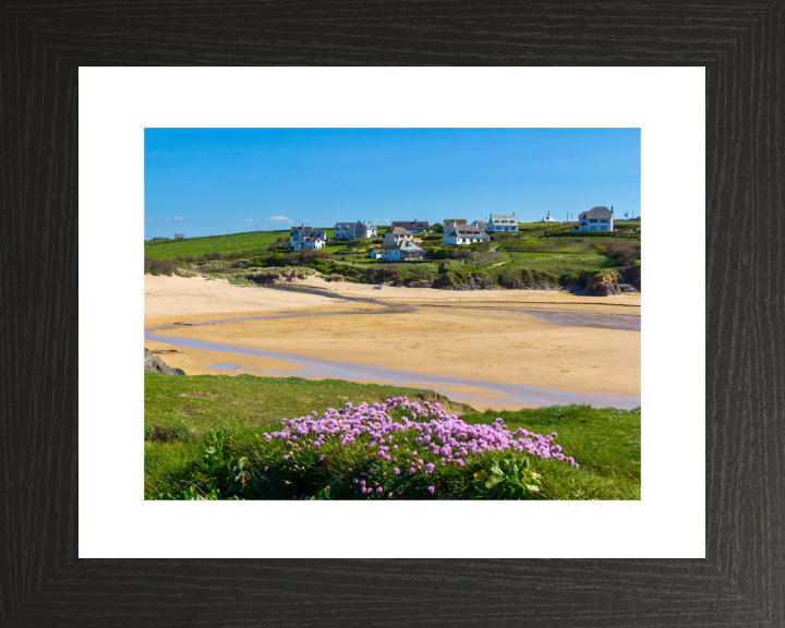 Treyarnon Beach in Cornwall in summer Photo Print - Canvas - Framed Photo Print - Hampshire Prints