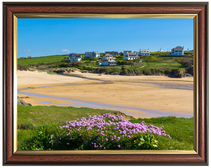 Treyarnon Beach in Cornwall in summer Photo Print - Canvas - Framed Photo Print - Hampshire Prints