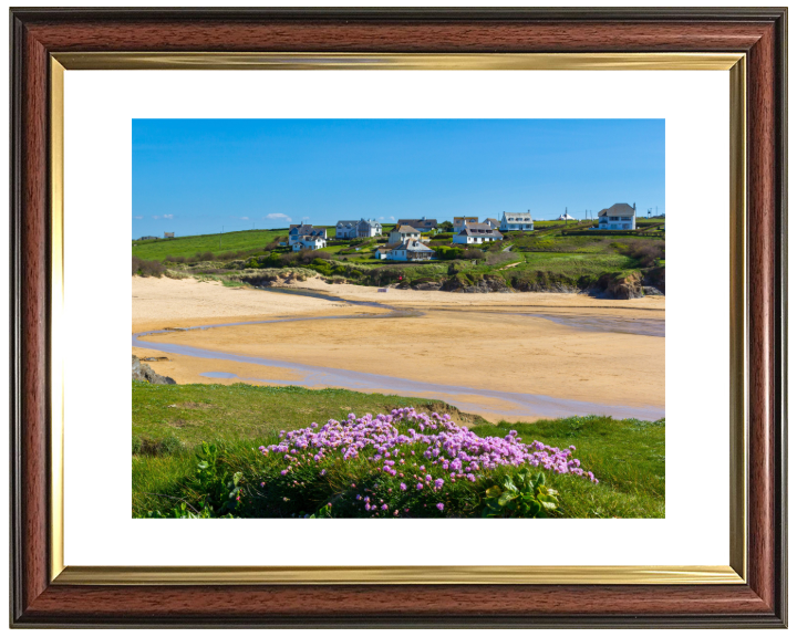 Treyarnon Beach in Cornwall in summer Photo Print - Canvas - Framed Photo Print - Hampshire Prints