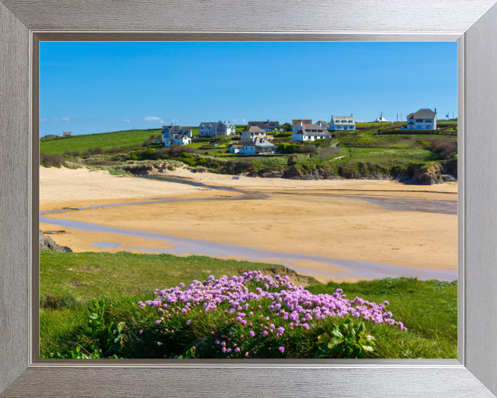 Treyarnon Beach in Cornwall in summer Photo Print - Canvas - Framed Photo Print - Hampshire Prints