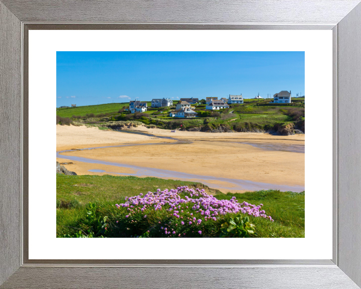 Treyarnon Beach in Cornwall in summer Photo Print - Canvas - Framed Photo Print - Hampshire Prints