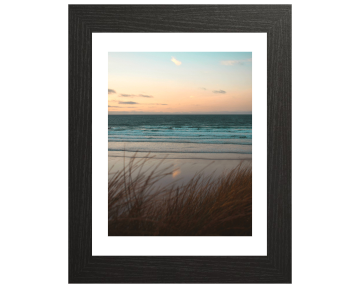 Gwithian Beach in Cornwall at sunset Photo Print - Canvas - Framed Photo Print - Hampshire Prints