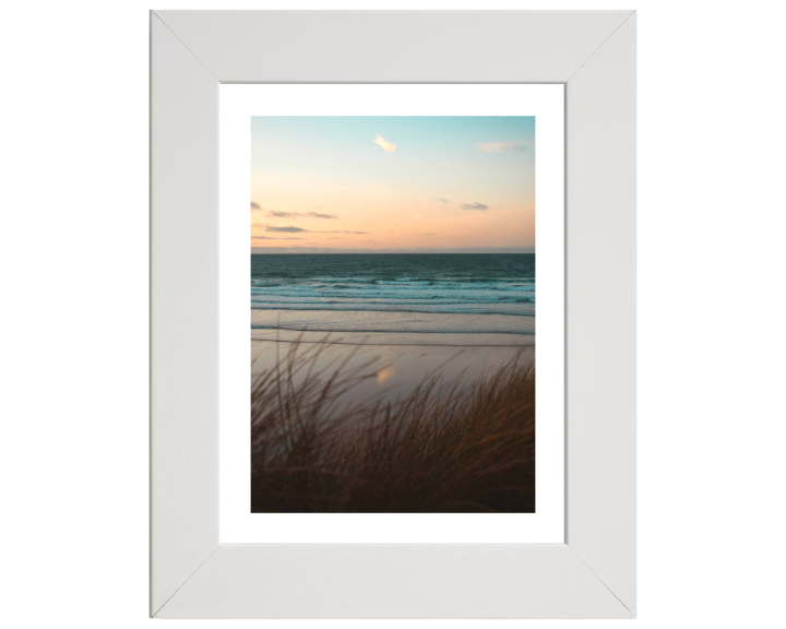 Gwithian Beach in Cornwall at sunset Photo Print - Canvas - Framed Photo Print - Hampshire Prints