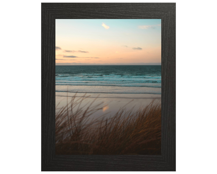 Gwithian Beach in Cornwall at sunset Photo Print - Canvas - Framed Photo Print - Hampshire Prints