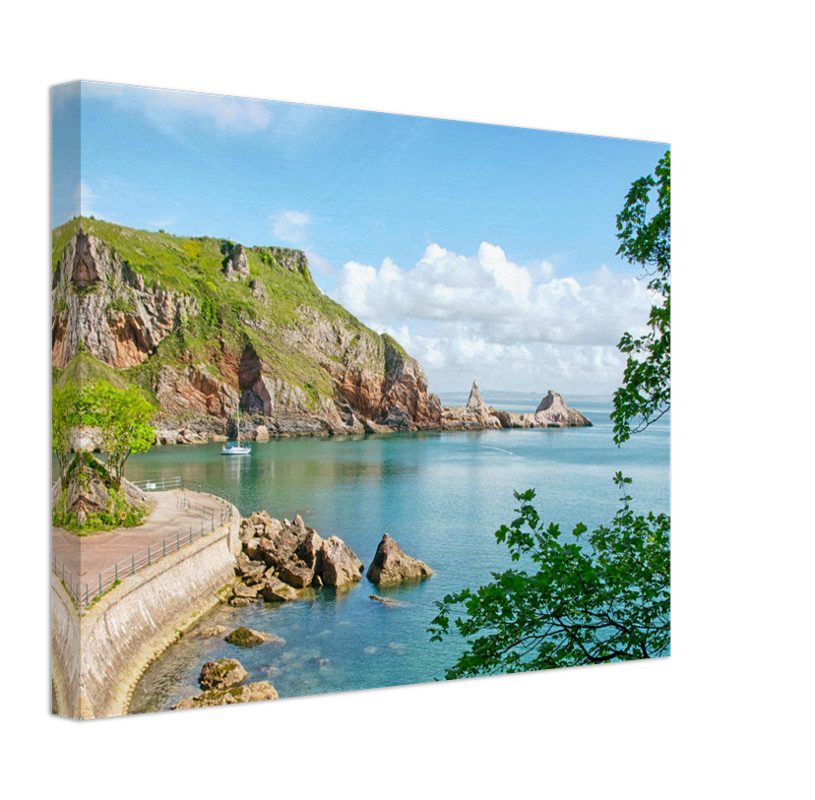 Anstey's Cove Torquay Devon Photo Print - Canvas - Framed Photo Print - Hampshire Prints