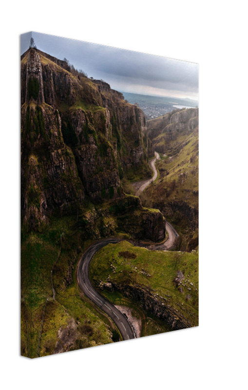 The winding road to Cheddar gorge Somerset Photo Print - Canvas - Framed Photo Print - Hampshire Prints