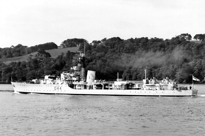 HMS Lagos D44 Royal Navy Battle class destroyer Photo Print or Framed Print - Hampshire Prints