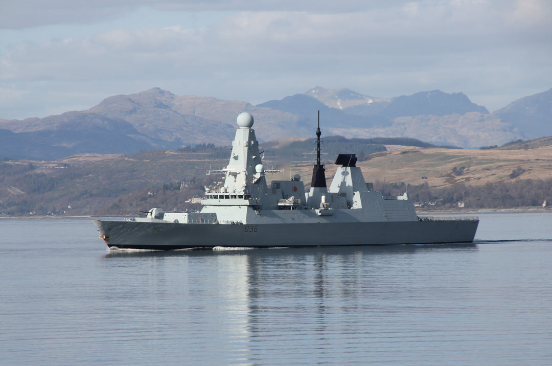 HMS Defender D36 Royal Navy Type 45 Destroyer Photo Print or Framed Photo Print - Hampshire Prints