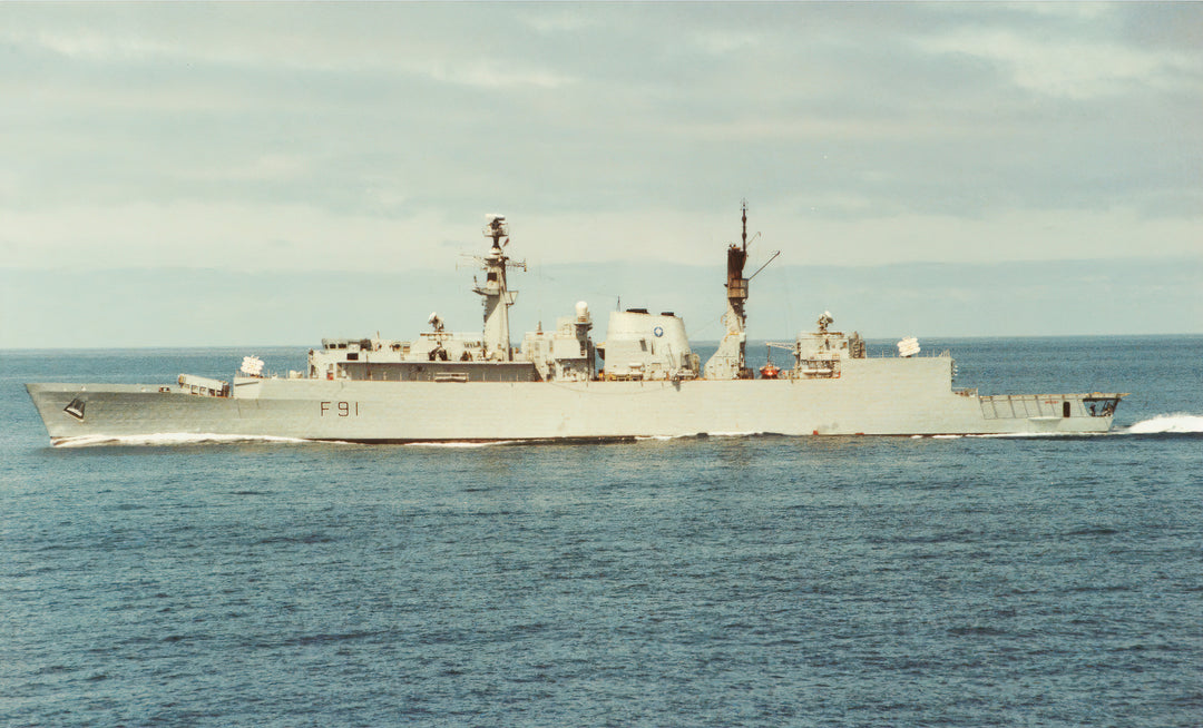 HMS Brazen F91 Royal Navy Type 22 frigate Photo Print or Framed Print - Hampshire Prints