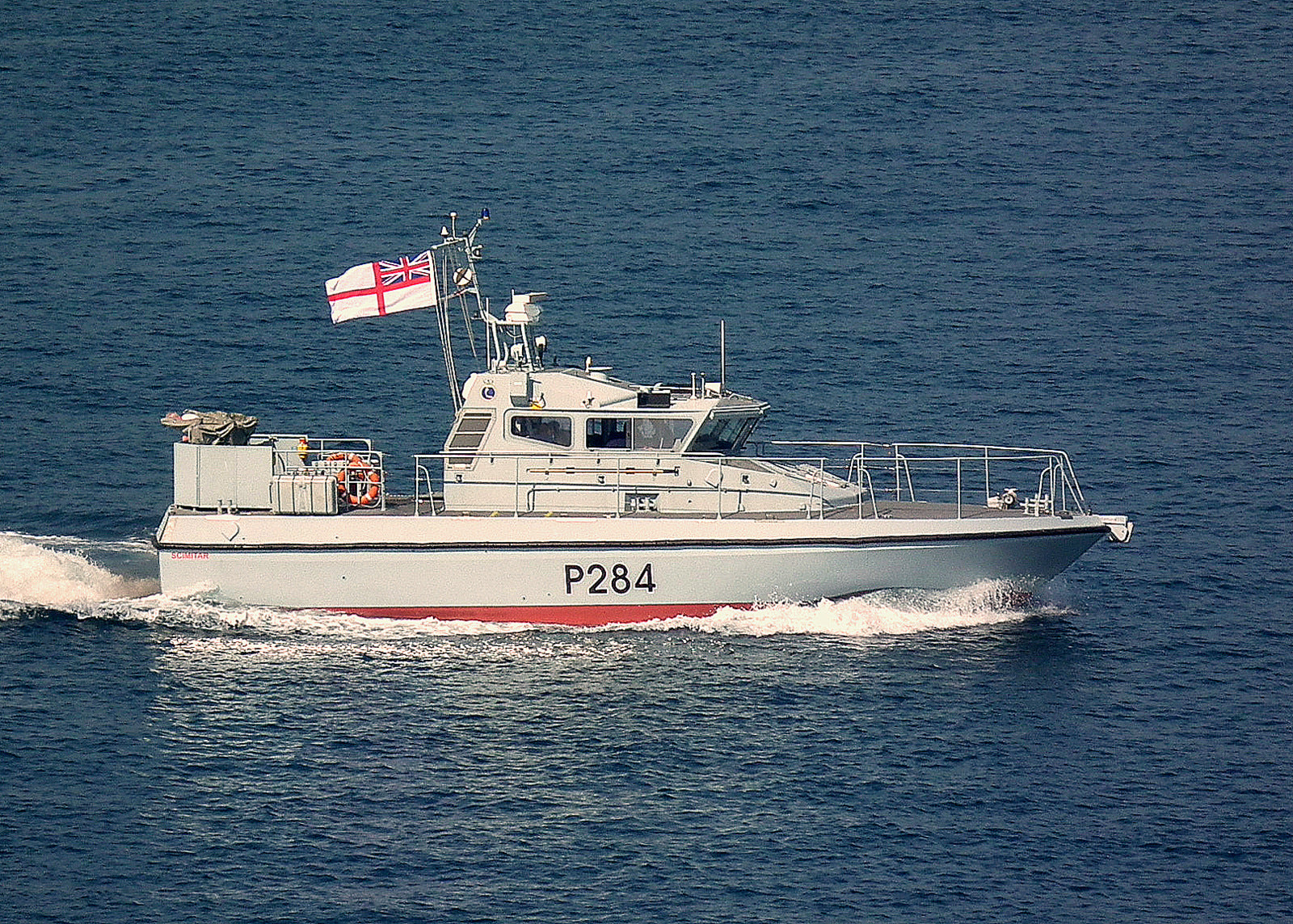 HMS Scimitar P284 Royal Navy Scimitar class fast patrol boat Photo Pri ...