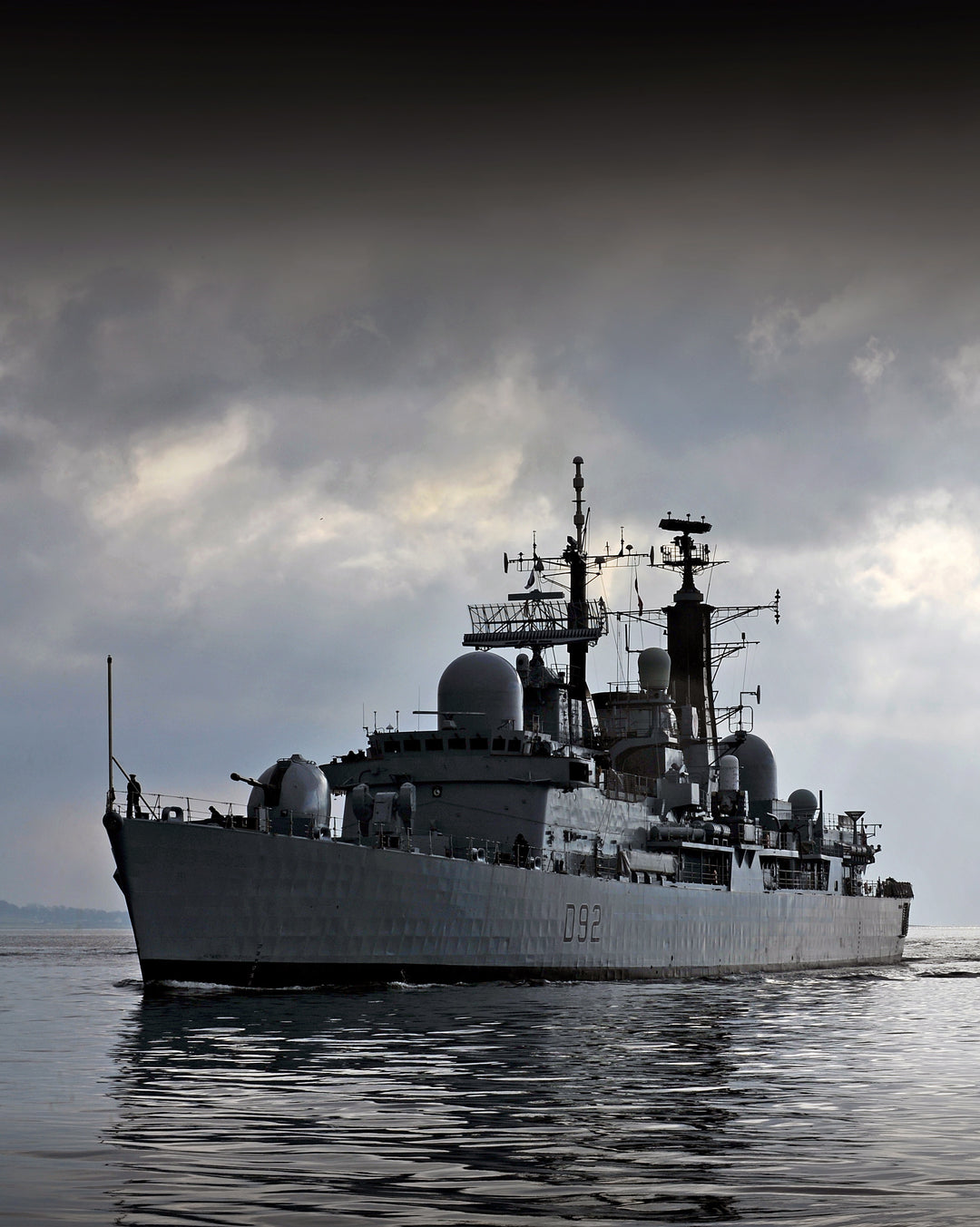 HMS Liverpool D92 Royal Navy Type 42 destroyer Photo Print or Framed Print - Hampshire Prints