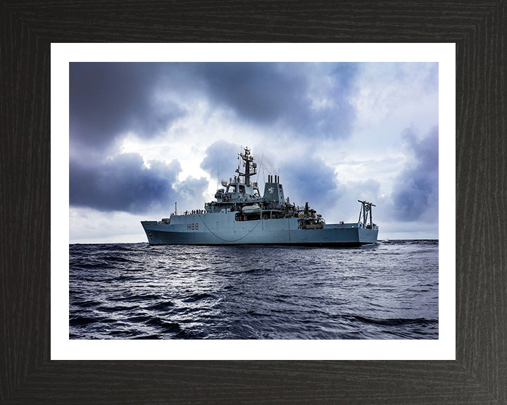 HMS Enterprise H88 | Photo Print | Framed Print | Hydrographic Survey Vessel | Royal Navy - Hampshire Prints