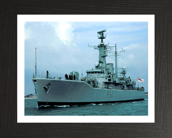 HMS Andromeda F57 Royal Navy Leander class frigate Photo Print or Framed Print - Hampshire Prints