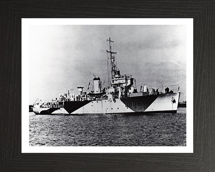 HMS Brave J305 Royal Navy Algerine class minesweeper Photo Print or Framed Print - Hampshire Prints