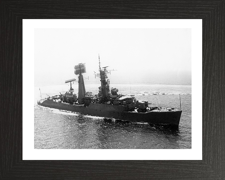 HMS Chichester F59 Royal Navy Salisbury class Frigate Photo Print or Framed Print - Hampshire Prints