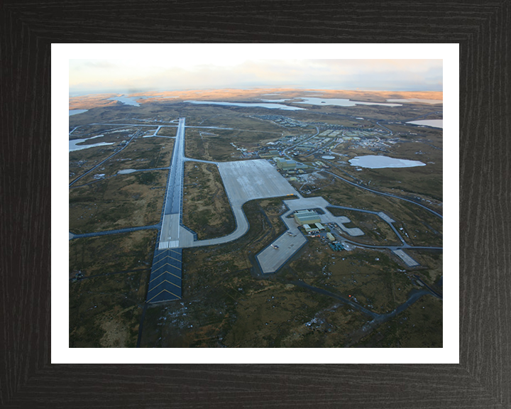 RAF Mount Pleasant Airport Falkland Islands Aerial Photo Print or Framed Photo Print - Hampshire Prints