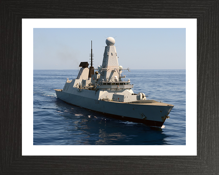 HMS Diamond D34 Royal Navy Type 45 Destroyer Photo Print or Framed Print - Hampshire Prints