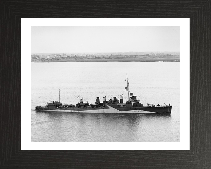 HMS Churchill I45 Royal Navy Town class Destroyer Photo Print or Framed Print - Hampshire Prints