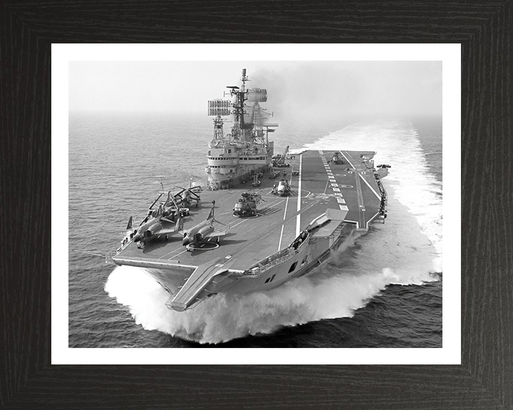 HMS Ark Royal R09 Royal Navy Audacious class aircraft carrier Photo Print or Framed Print - Hampshire Prints