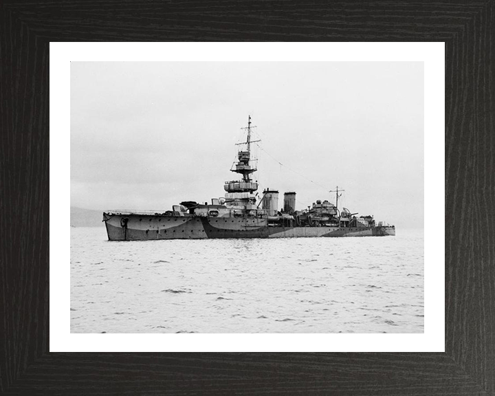 HMS Cardiff D58 Royal Navy C class light cruiser Photo Print or Framed Photo Print - Hampshire Prints