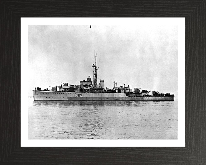 HMS Black Swan U57 (L57) Royal Navy Black Swan Class sloop Photo Print or Framed Print - Hampshire Prints