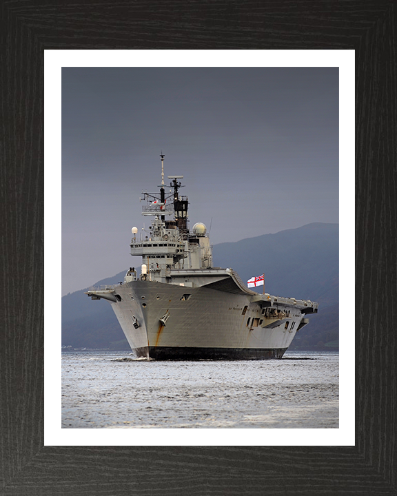 HMS Ark Royal R07 Royal Navy Invincible class aircraft carrier Photo Print or Framed Print - Hampshire Prints