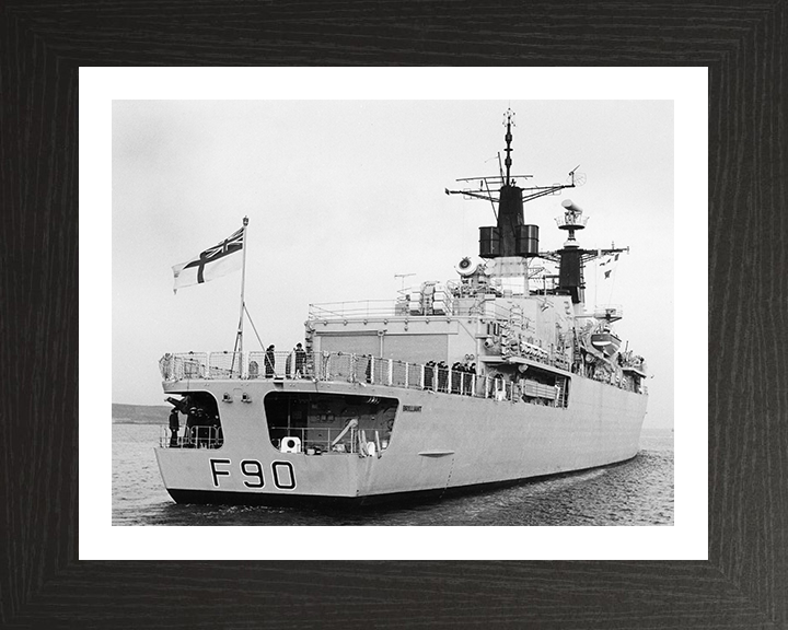 HMS Brilliant F90 Royal Navy Type 22 Frigate Photo Print or Framed Print - Hampshire Prints