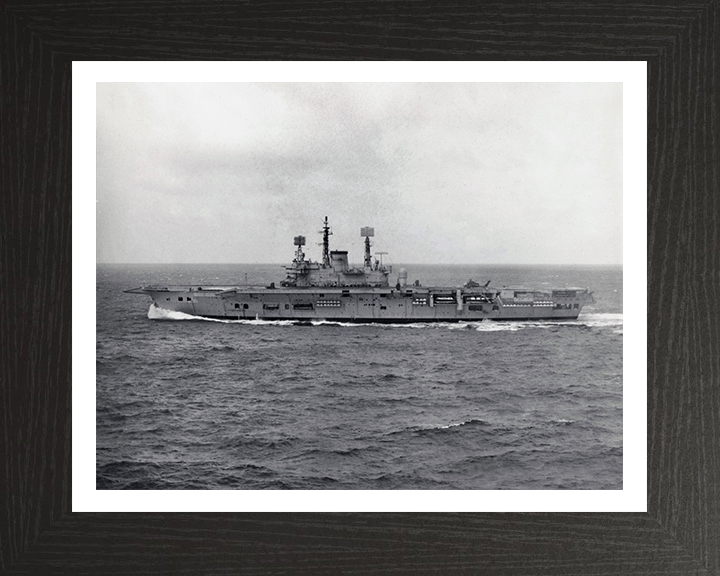 HMS Ark Royal R09 Royal Navy Audacious class aircraft carrier Photo Print or Framed Print - Hampshire Prints