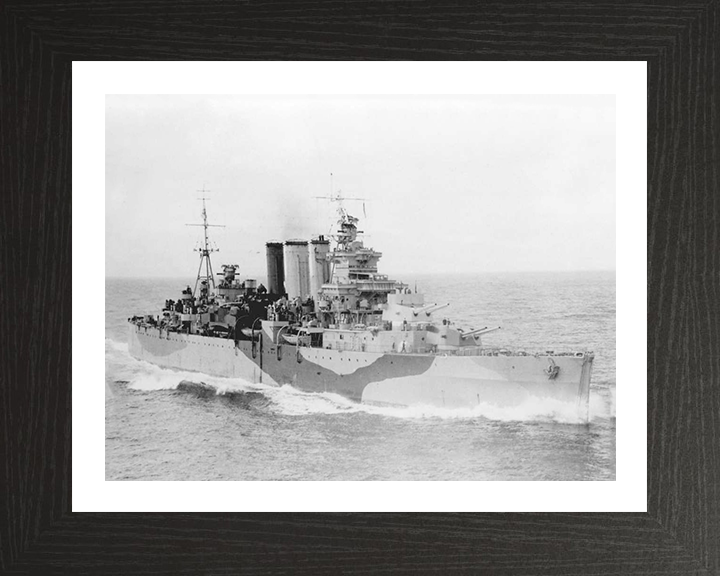 HMS Devonshire (39) Royal Navy County class heavy cruiser Photo Print or Framed Print - Hampshire Prints