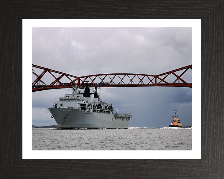 HMS Albion L14 Royal Navy Albion Class amphibious ship Photo Print or Framed Print - Hampshire Prints